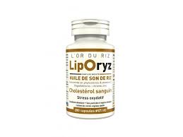 LipOryz - Huile de son de riz 270 unités - stress oxydatif/ équilibre la glycémie et le cholestérol- LT Labo